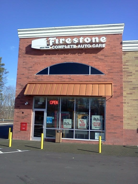Picture of a firestone building - Signs and Banners in Durham, NC